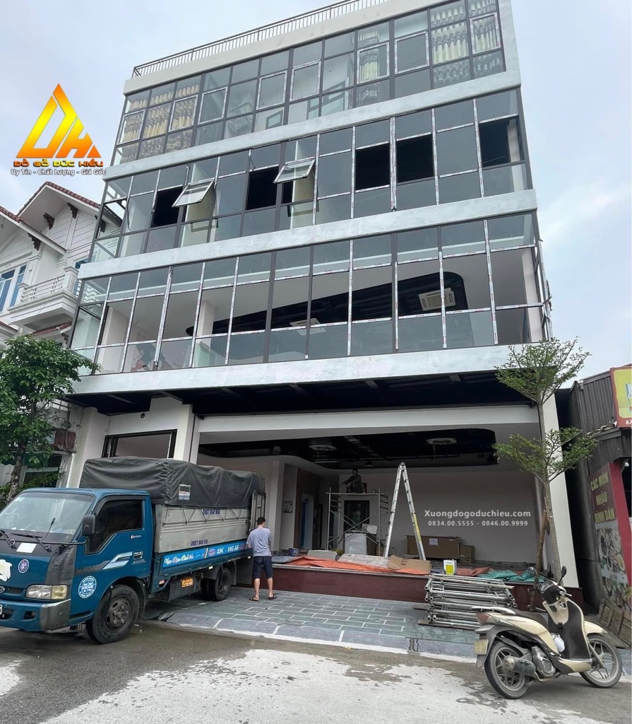 Combo full Phòng Khách và Bếp gỗ Óc Chó(Hải Dương)