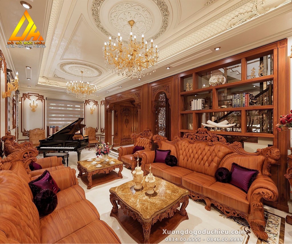 Combo Phòng Khách Tân Cổ Điển Hoàng Gia