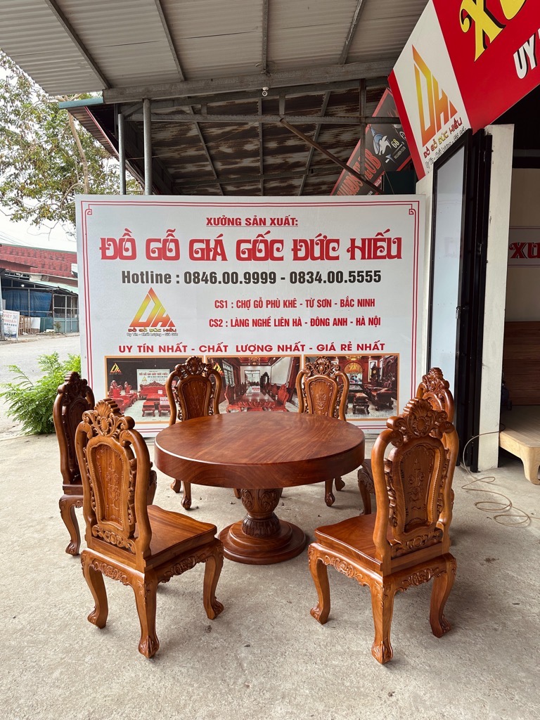 Combo Hoàng Gia + Kệ Tivi + Bàn Ăn