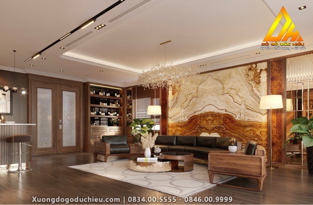 Combo Phòng Khách bộ Sofa chữ C
