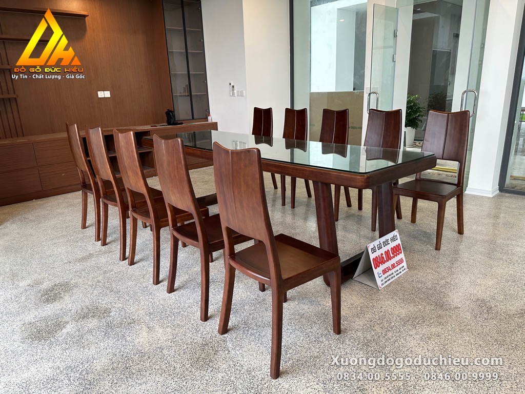 Bộ Bàn Ăn 10 Ghế (Tam Đảo Vĩnh Phúc)