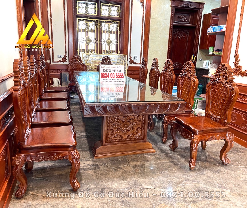 Bộ Bàn Ăn 12 Ghế (Chị Nhã Bắc Giang)