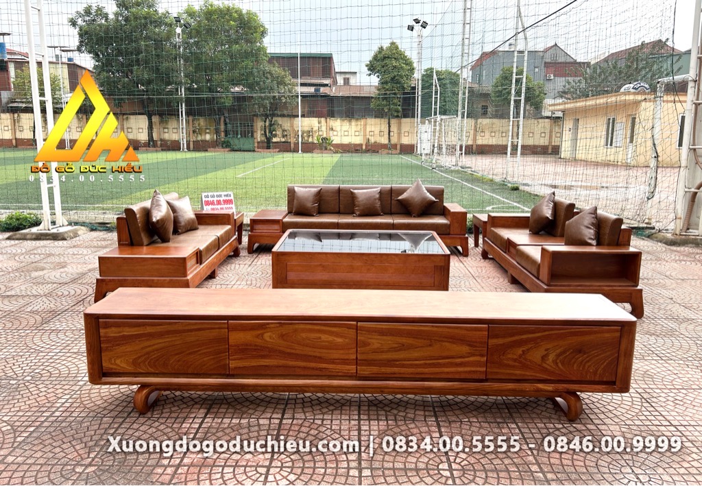 Combo sofa kệ tivi