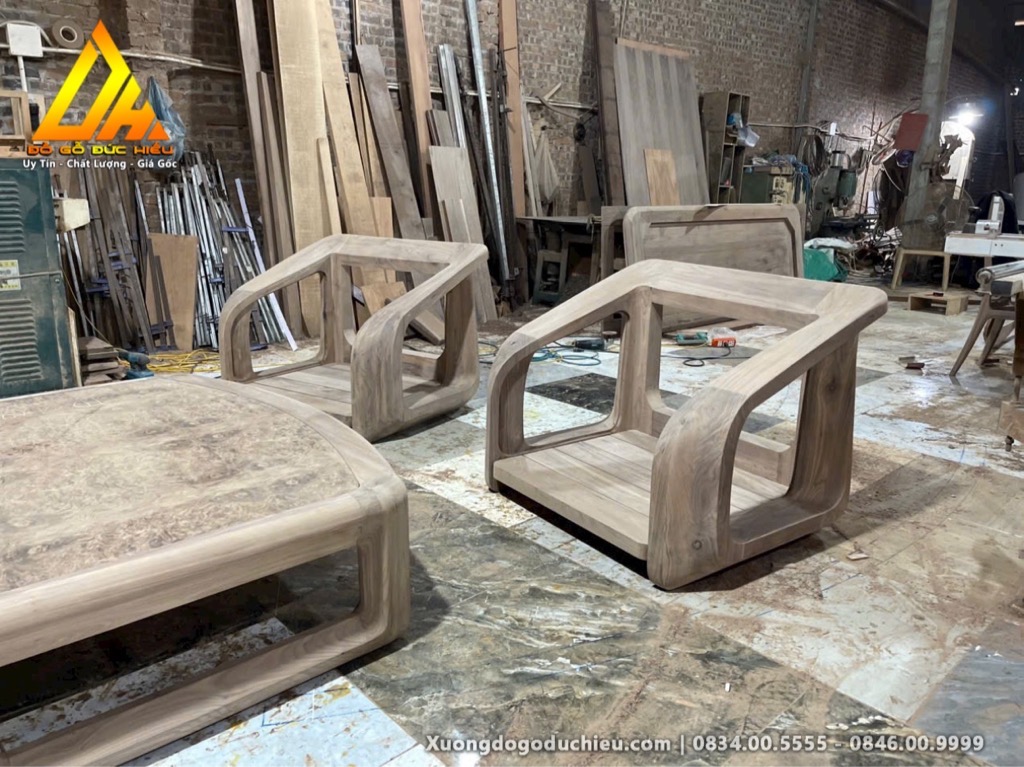 Sofa zito gỗ Óc chó