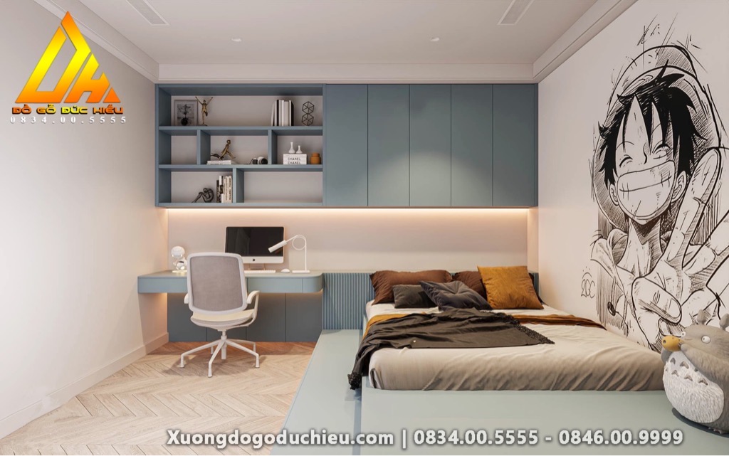 Phòng ngủ Vua Hải Tặc cho bé (P2)