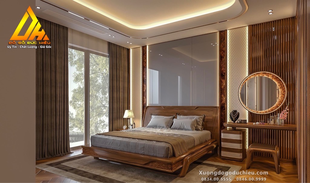 Combo Phòng Ngủ Vip gỗ hương đá(Thanh Hoá)