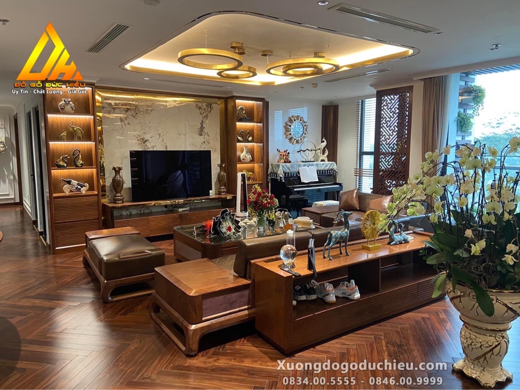 Combo Full nội thất gỗ óc chó