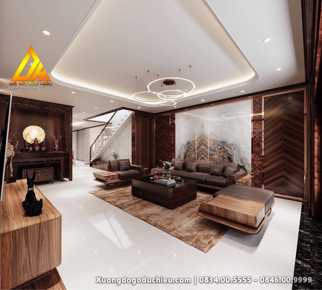 Combo Sofa và Kệ tivi Royal
