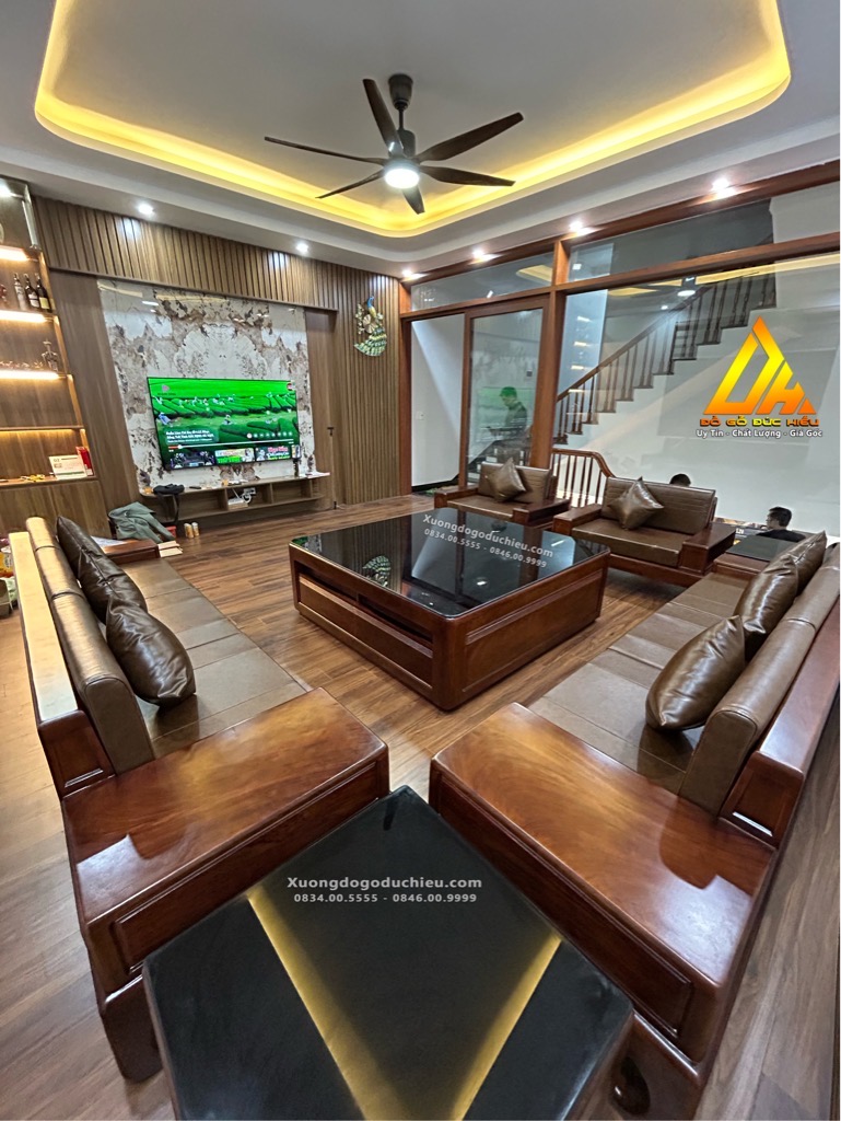 Bộ Sofa Zito chân hươu 2 văng dài 2 ghế đơn