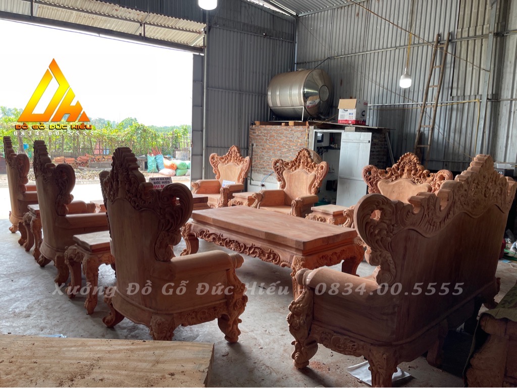 Bộ Louis 16 món Hương Đá(A Tuấn Tuyên Quang)