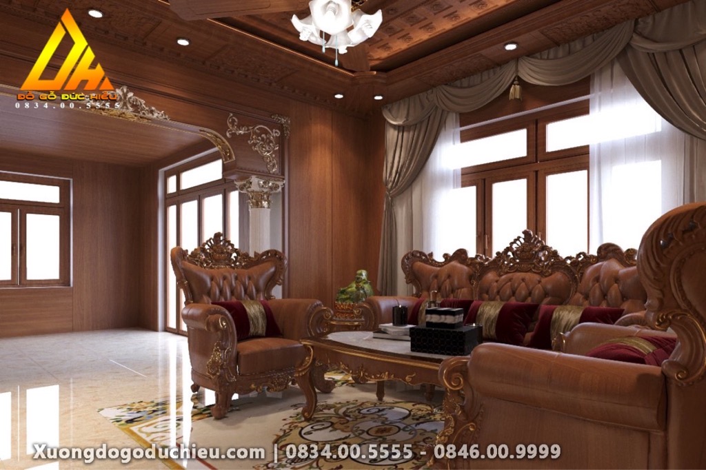 Lên mẫu 3D Phòng khách + sảnh(Hoà Bình city)