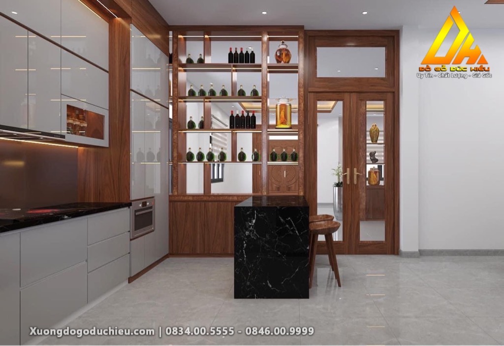 Hệ Vách Tủ Kệ và Phòng Khách
