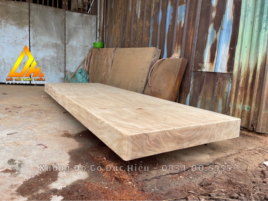 Mặt Bàn Ăn Nguyên Khối 3m2x107x20cm