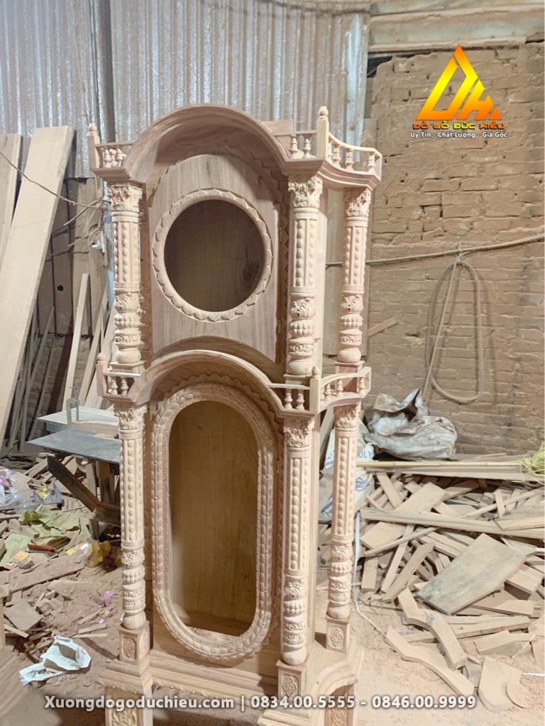 Đồng Hồ Cây tứ trụ mộc
