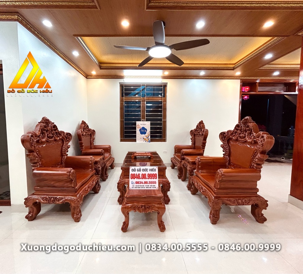 Bộ Hoàng Gia 4 ghế đơn(Bán về Bắc Ninh)