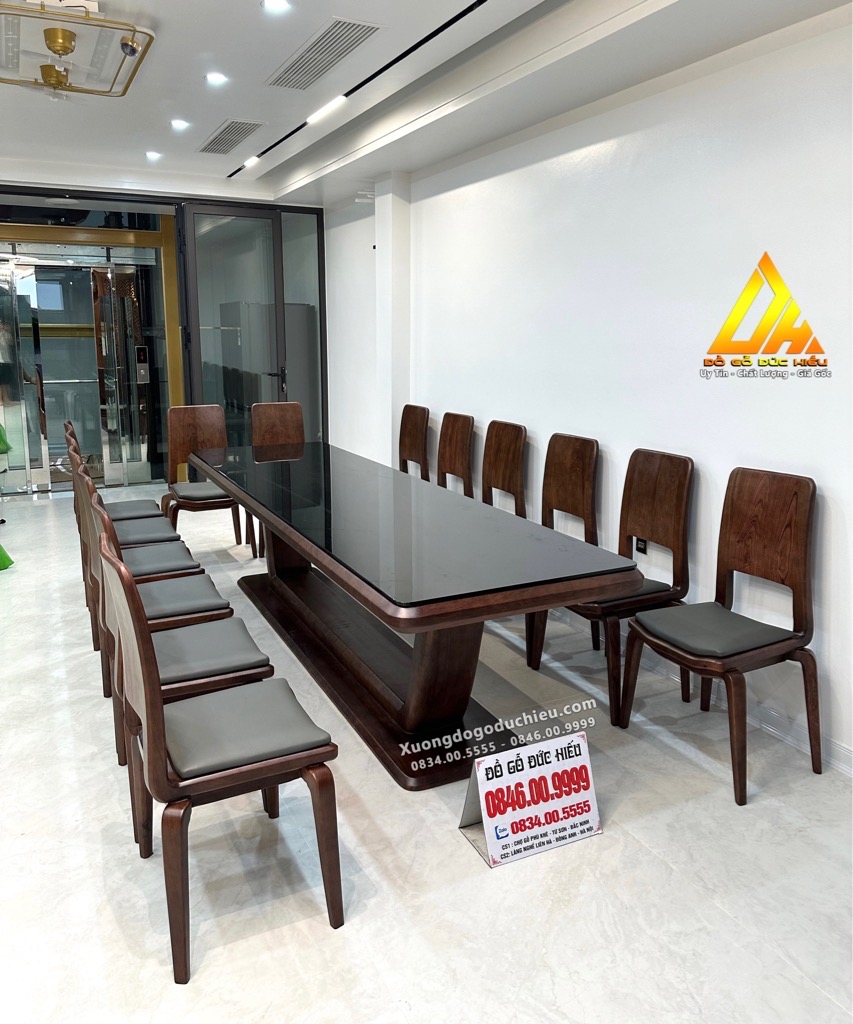 Bàn Ăn Luxury hiện đại 14 ghế(Hải Dương)