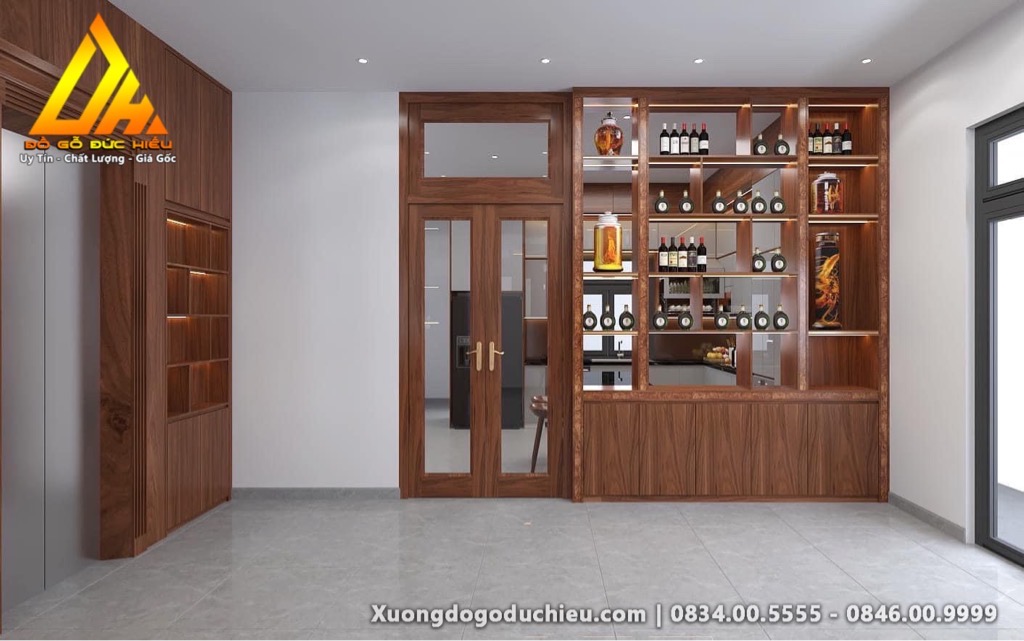 Hệ Vách Tủ Kệ và Phòng Khách