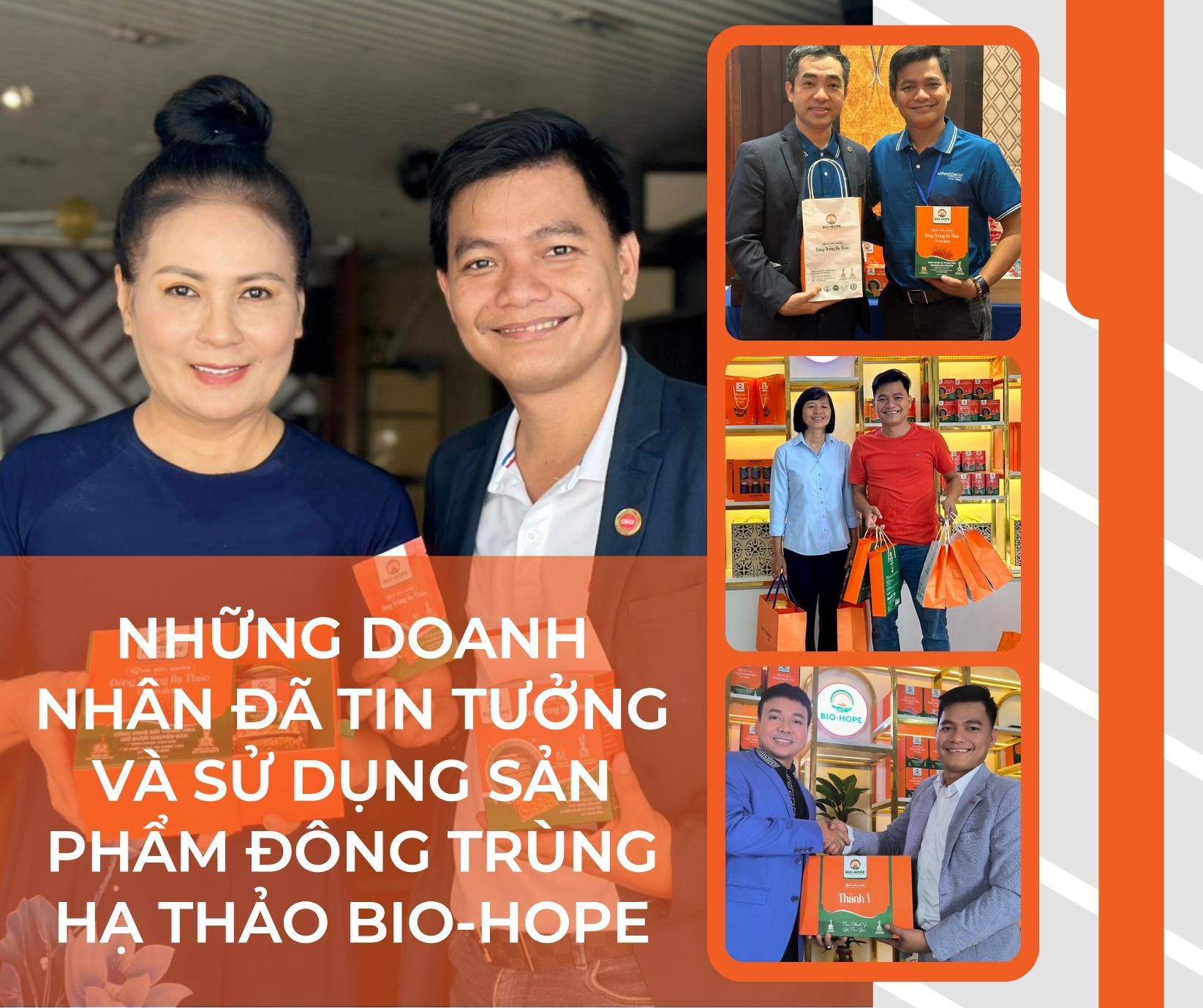 Những khách hàng đã TIN TƯỞNG và SỬ DỤNG sản phẩm ĐÔNG TRÙNG HẠ THẢO BIO-HOPE