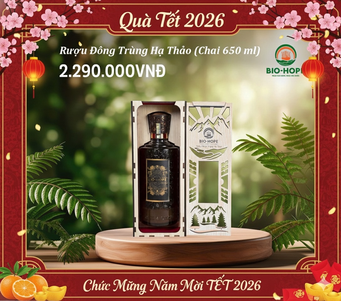 Rượu Đông Trùng Hạ Thảo (Chai 650ml)