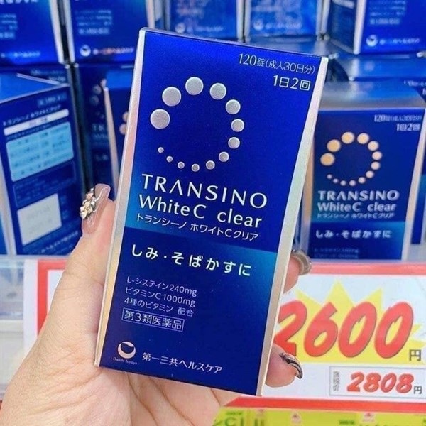Viên Uống Trắng Da Transino White C Clear