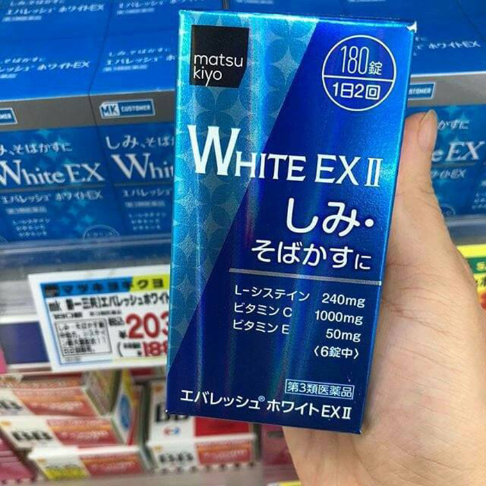 Viên Uống Trắng Da White Ex Ii 270 Viên