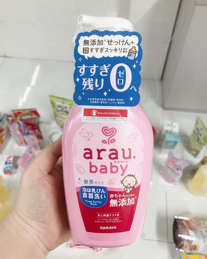 Nước Rửa Bình Bú Arau Baby 500Ml