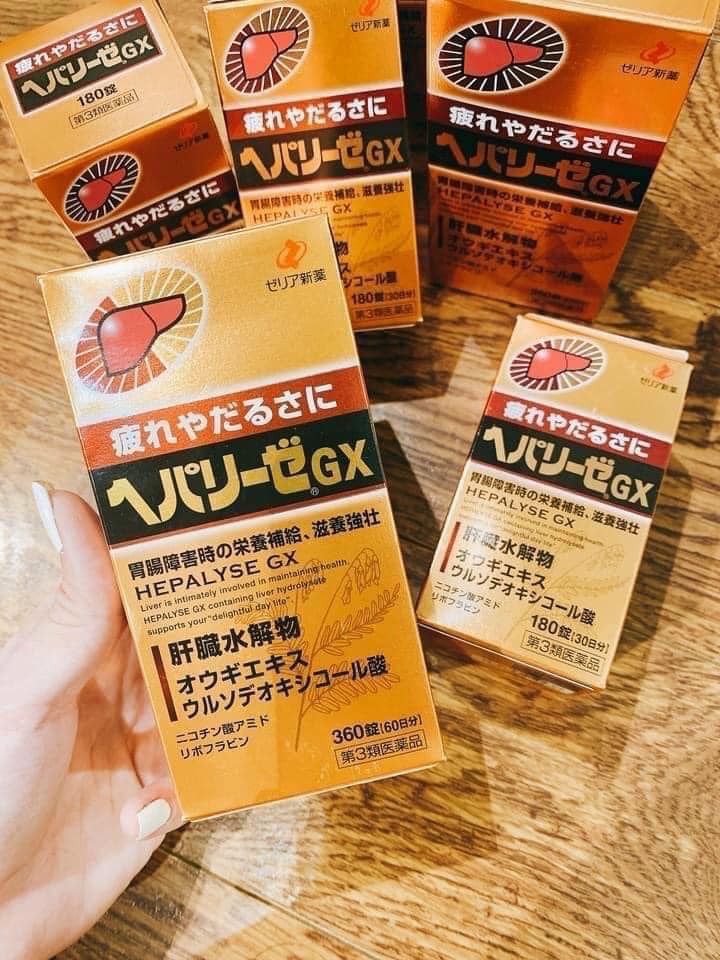 Viên Uống Bổ Gan Đỏ Hepalyse Gx