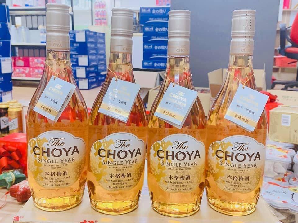 Rượu mơ Choya Single Year 720ml