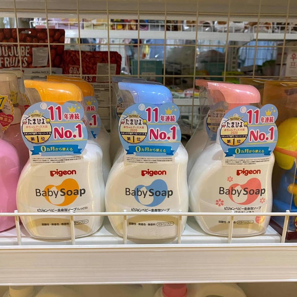 Sữa Tắm Pigeon Baby Soap 500Ml