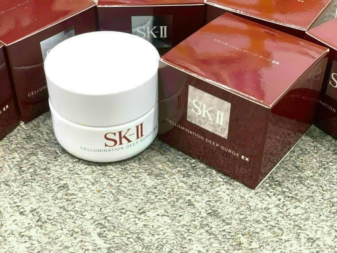 Kem Dưỡng Trắng Da Ban Đêm Skii Cellumination Deep Surge Ex 50Gr