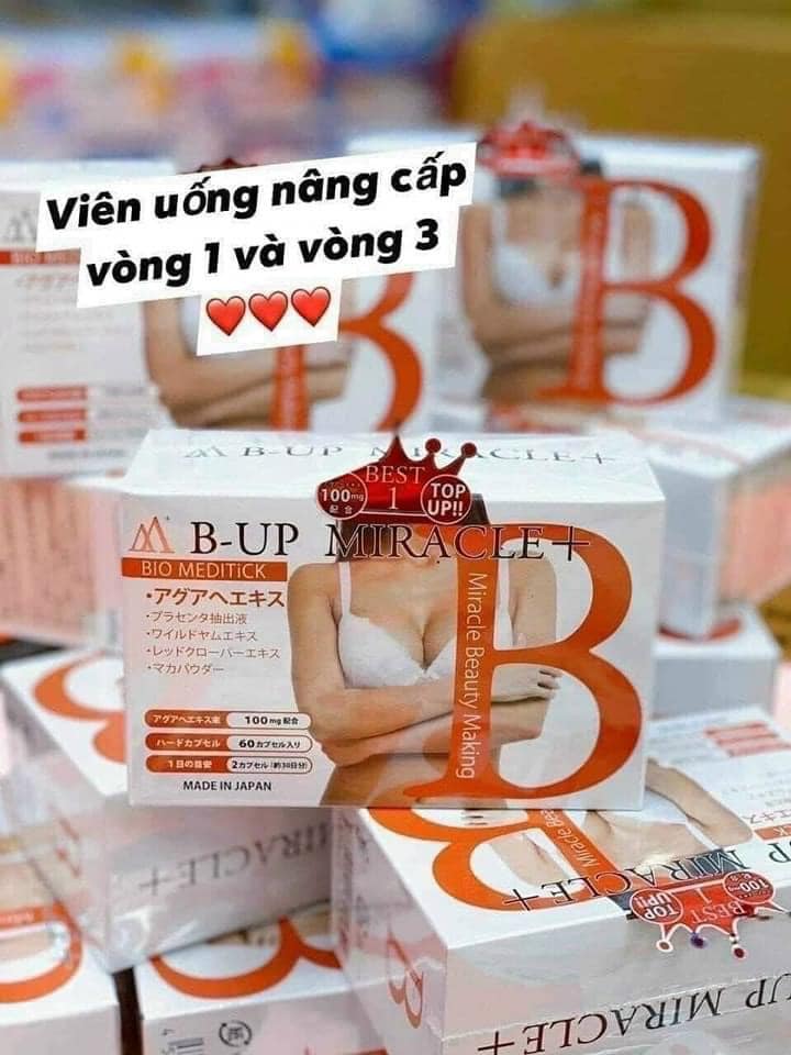 Viên Uống Nở Ngực B-up Micrale+ 60v