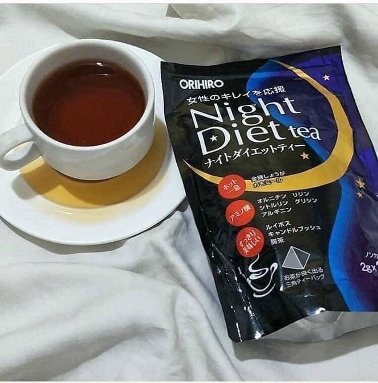 Trà Giảm Cân Night Diet Tea Orihiro 20 Gói