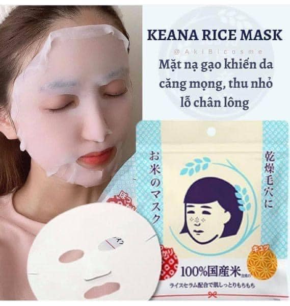 Mặt nạ gạo sake Keana rice mask