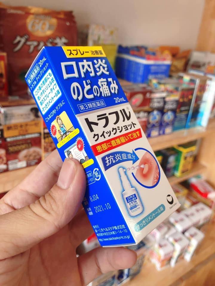 Xịt Nhiệt Miệng TRAFUL Nhật bản 20ml