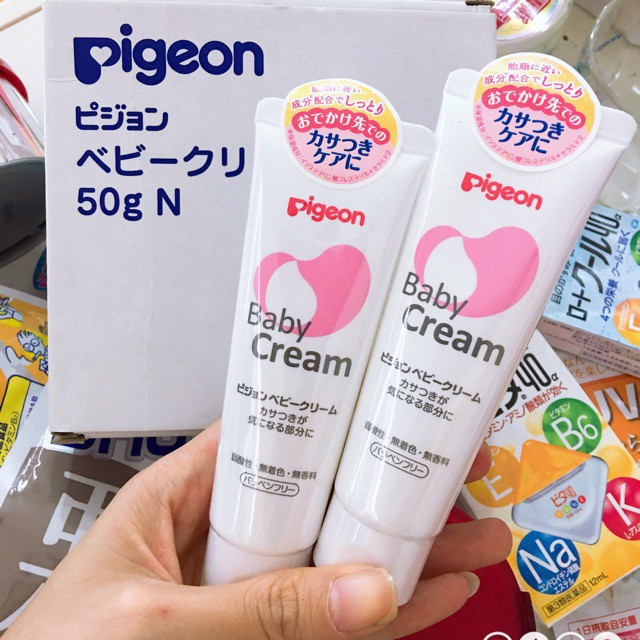 Kem Dưỡng Da Cho Bé Pigeon Baby Cream 50G