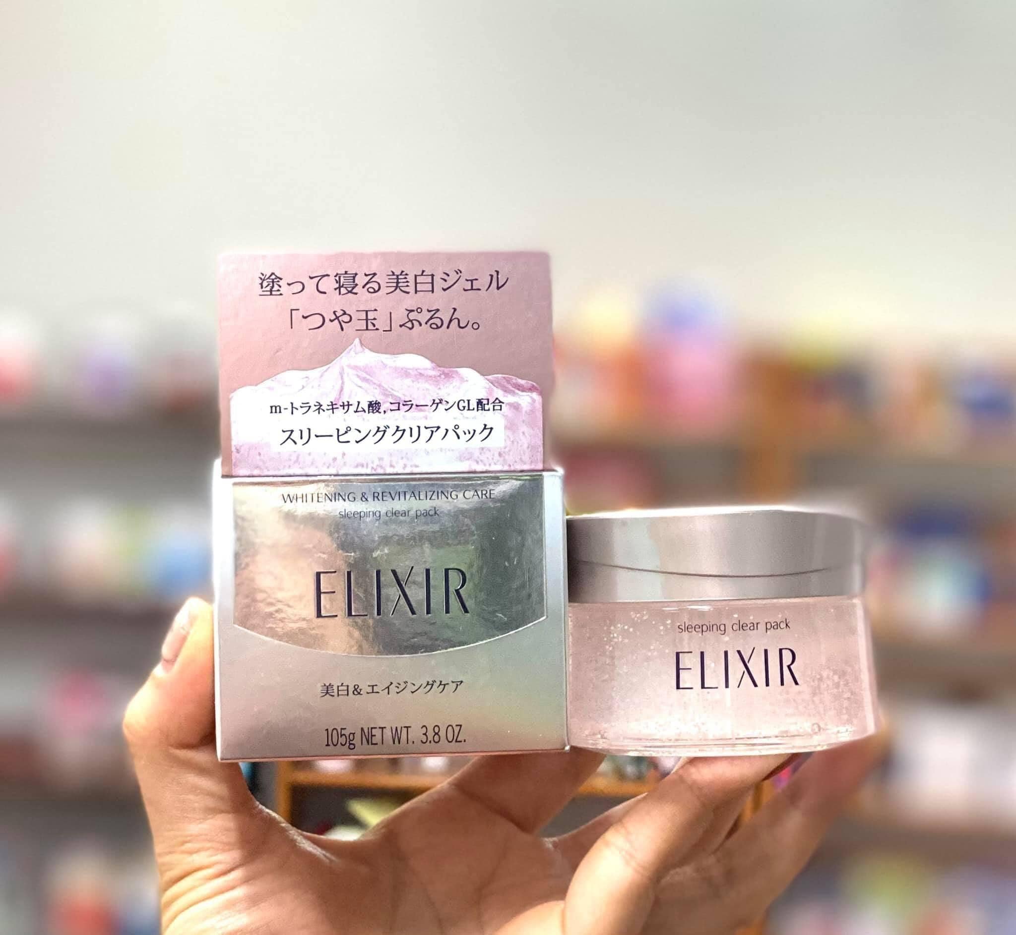 Mặt Nạ Ngủ Elixir Revitalizing Care Sleeping Gel Pack 105G