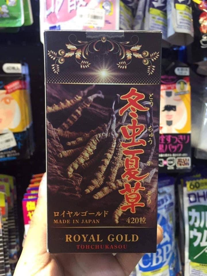 Đông Trùng Hạ Thảo Royal Gold 420 Viên