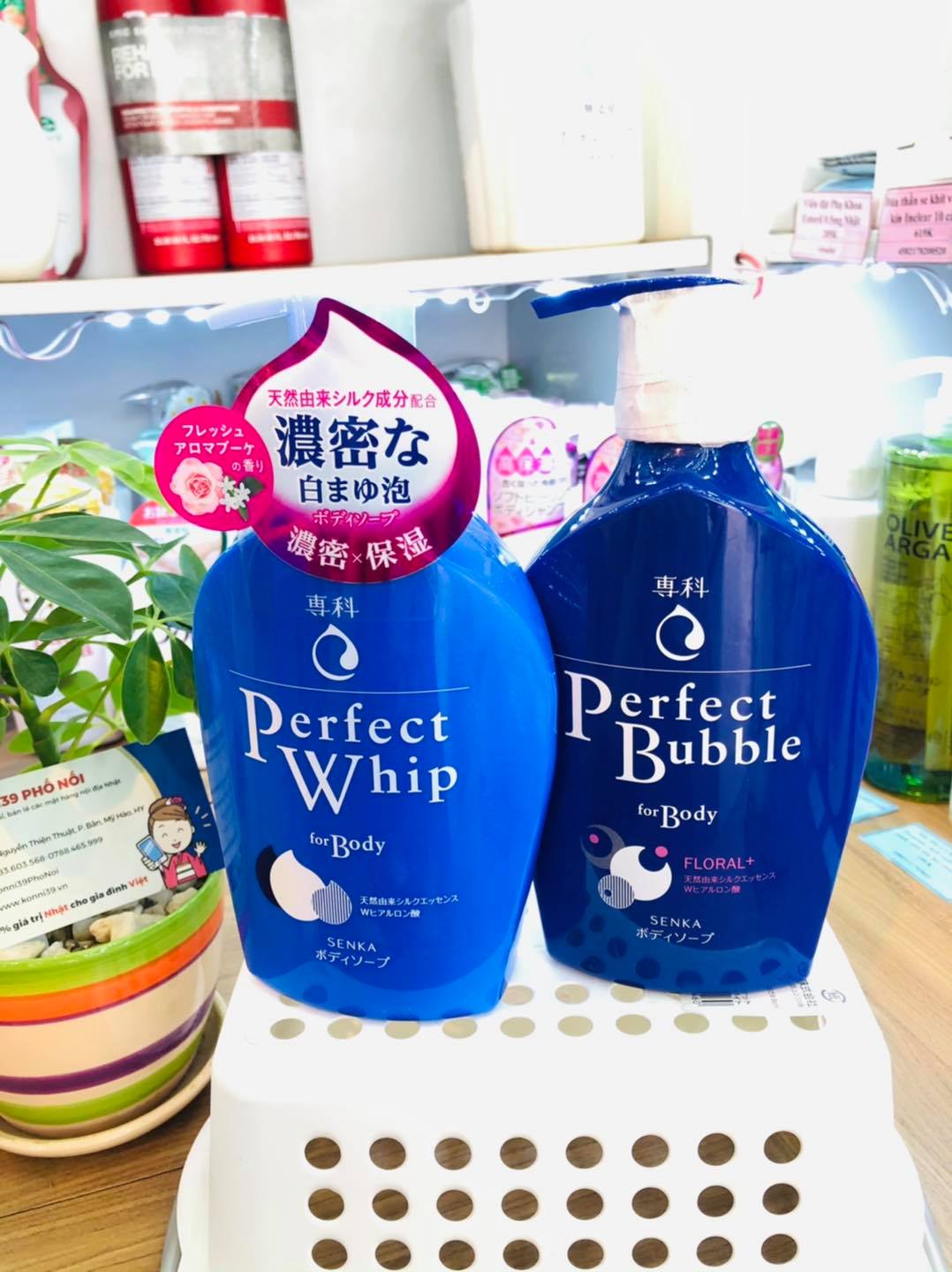 Sữa Tắm Shiseido Senka Perfect Whip Bubble 500Ml