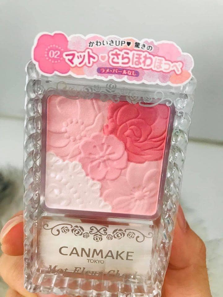 Phấn Má Hồng Canmake Glow Fleur Cheeks 36G