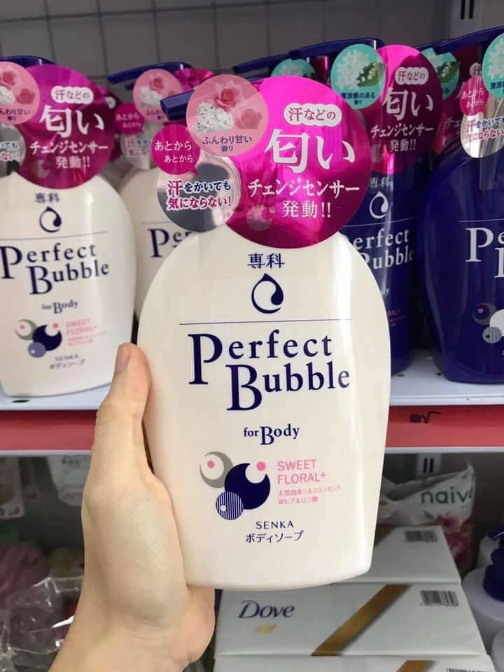 Sữa Tắm Shiseido Senka Perfect Whip Bubble 500Ml