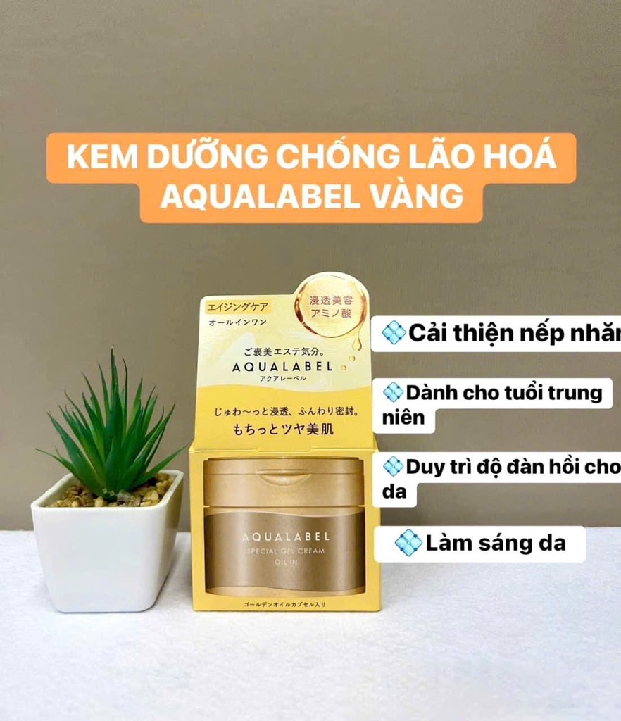 Kem Dưỡng Da Aqualabel 5 In 1 90G