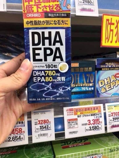 Viên Uống Bổ Não Dha Epa80Mg 180 viên