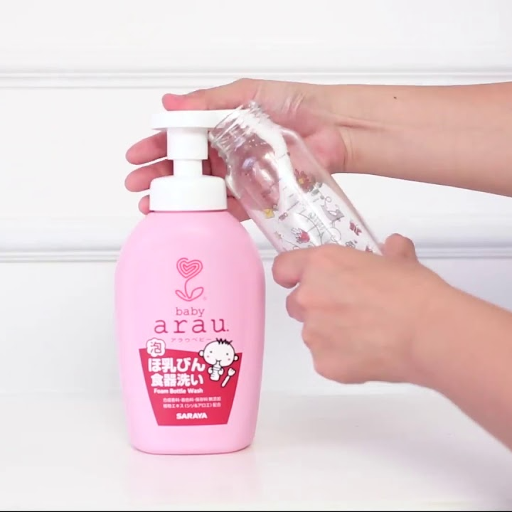 Nước Rửa Bình Bú Arau Baby 500Ml