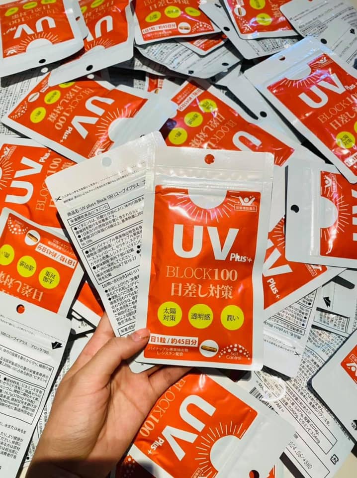 Viên Uống Chống Nắng Uv Plus + Block 100