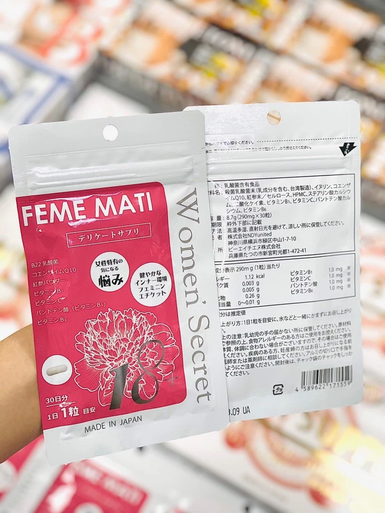 Viên Uống Phụ Khoa Feme Mati 30 ngày