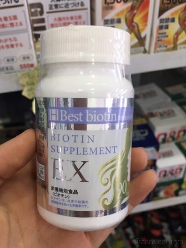 Viên Uống Kích Thích Mọc Tóc Best Biotin Supplement Ex 90V