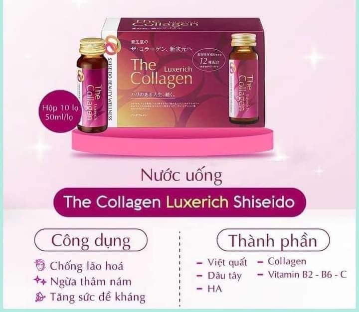 Nước Uống The Collagen Shiseido 1000Mg 50mlx10