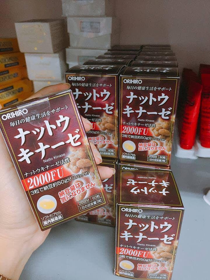Viên Uống Phòng Chống Đột Quỵ Nattokinase 2000Fu Orihiro 60 Viên