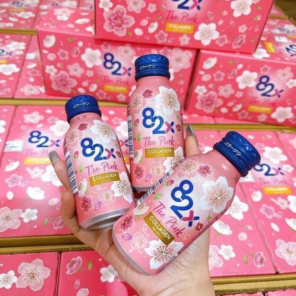 Nước Uống Collagen 82X The Pink Collagen (100Ml X 10 Chai)