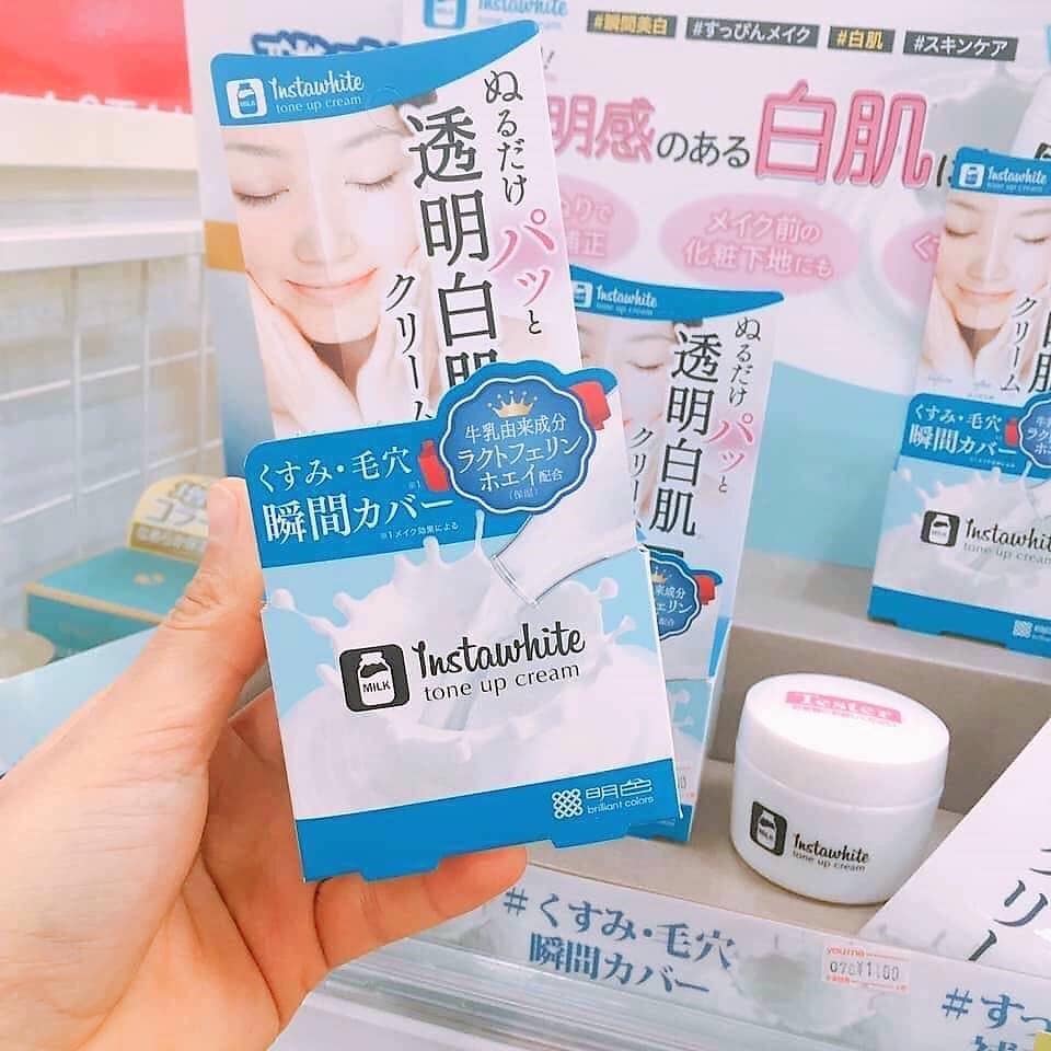 Kem Dưỡng Trắng Da Instawhite Tone Up Cream Meishoku 50G